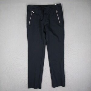 Kenzo Paris Mens Navy Blue Zipper Pocket Slim Fit Trousers Size 48/40 US 29-31